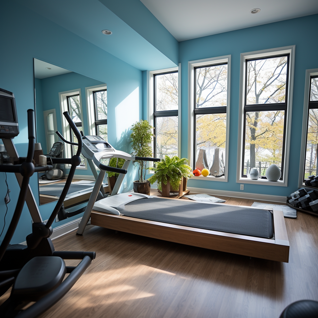 home fitness space
