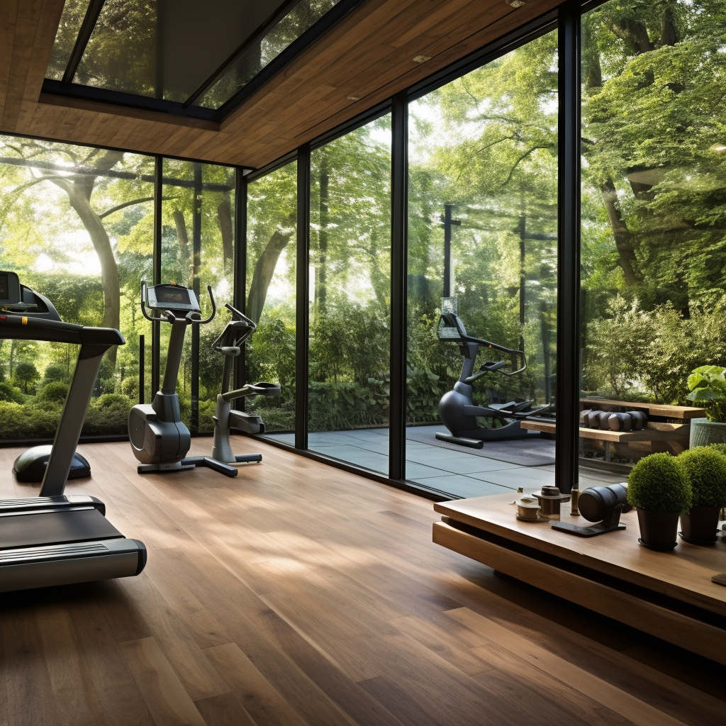 natural elements for fitness space